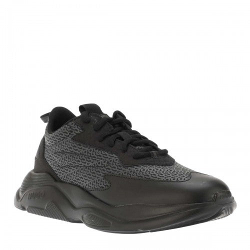 Front - Hugo Mens Leon Running Trainers