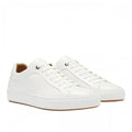 Front - Boss Mens Mirage Leather Tennis Trainers