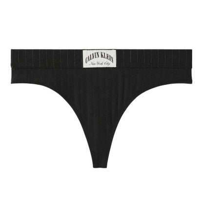 Front - Calvin Klein Womens/Ladies Logo Thong