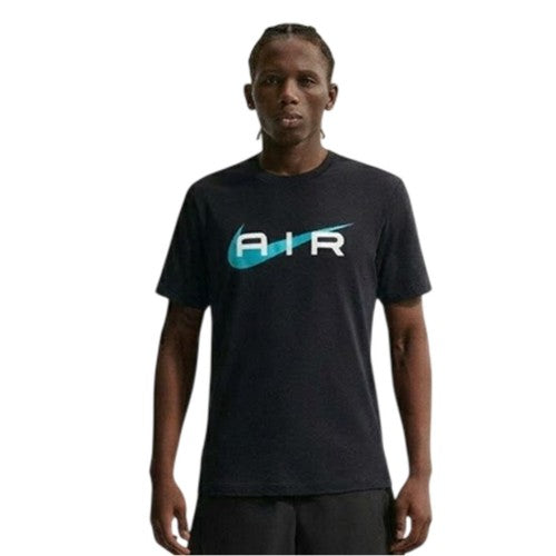 Front - Nike Mens Air Swoosh Cotton T-Shirt