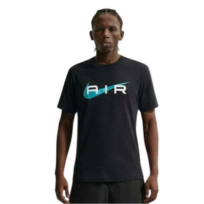 Front - Nike Mens Air Swoosh Cotton T-Shirt