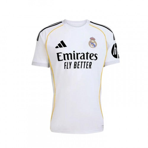 Front - Adidas Unisex Adult 2025/2026 Real Madrid CF Football Shirt