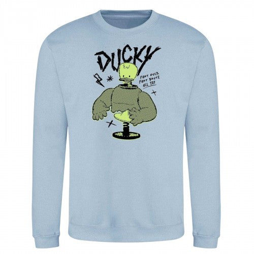 Front - Disney Unisex Adult Duck Sweatshirt
