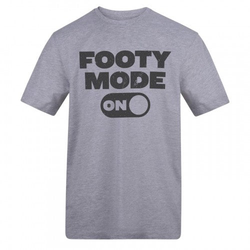 Front - AWD Mens Footy Mode On T-Shirt