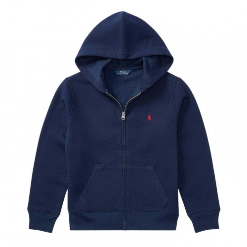 Front - Ralph Lauren Boys Full Zip Hoodie