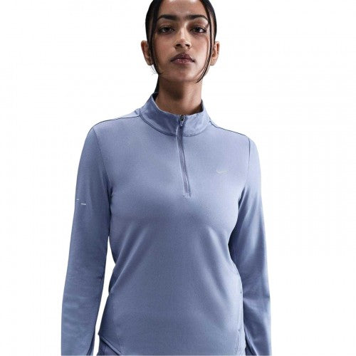 Front - Nike Womens/Ladies Swift Quarter Zip Running Top