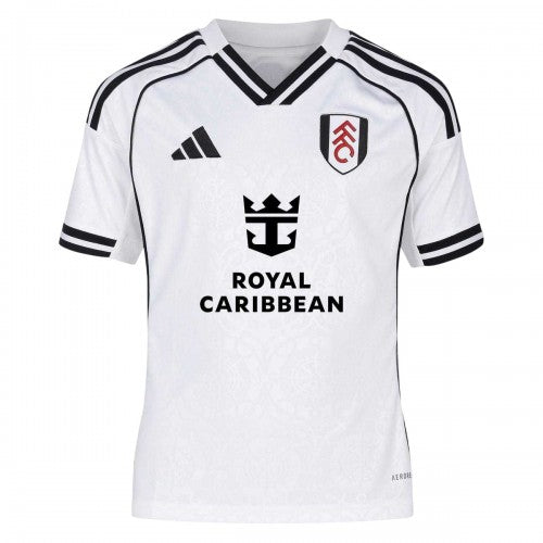 Front - Fulham FC Childrens/Kids 25/26 Adidas Home Shirt