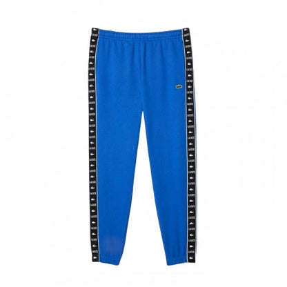 Front - Lacoste Mens Side Stripe Slim Sweatpants