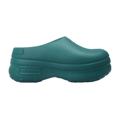 Front - Adidas Womens/Ladies Stan Smith Platform Mules