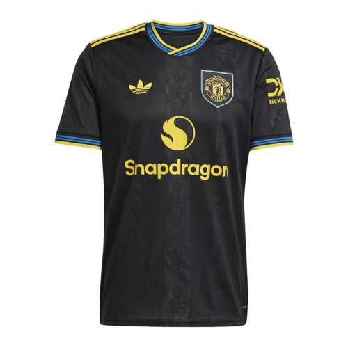 Front - Adidas Childrens/Kids 2025/2026 Manchester United FC Football Shirt