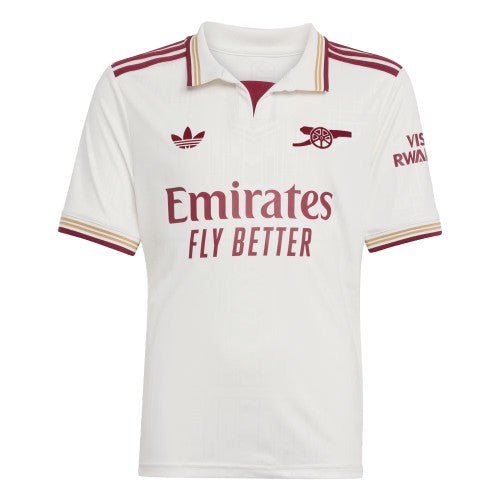 Front - Adidas Childrens/Kids 2025/2026 Arsenal FC Football Shirt
