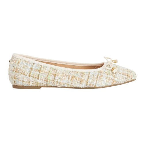 Front - Dune London Womens/Ladies Tweed Ballet Flats