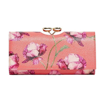 Front - Ted Baker Josiey Floral Leather Purse