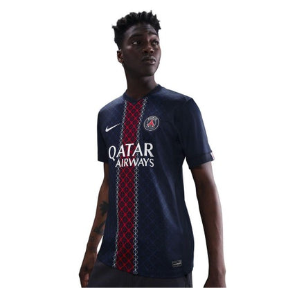Front - Nike Unisex Adult 2025/2026 Paris Saint Germain FC Football Shirt