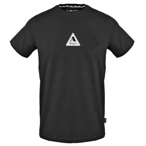 Front - Aquascutum Mens Logo Cotton T-Shirt