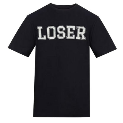 Front - AWD Unisex Adult Loser Cotton T-Shirt