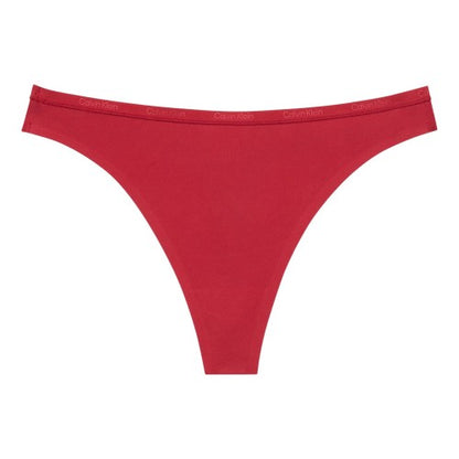 Front - Calvin Klein Womens/Ladies Modern Cotton Blend High Leg Thong