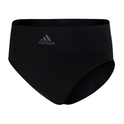 Front - Adidas Womens/Ladies Stretch Seamless High Leg Briefs
