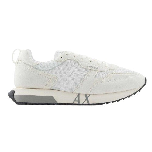 Front - Armani Exchange Mens Mesh Contrast Sole Trainers