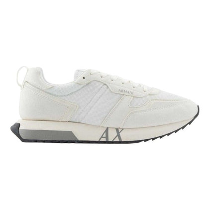 Front - Armani Exchange Mens Mesh Contrast Sole Trainers