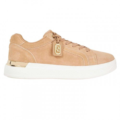 Front - Dune London Womens/Ladies Ekino Suede Trainers