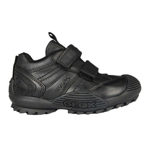 Front - Geox Childrens/Kids Savage Leather Trainers