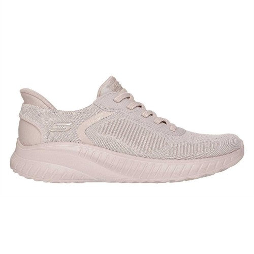 Front - Skechers Womens/Ladies BOBS Sport Squad Chaos Flat Trainers