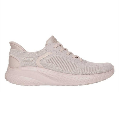 Front - Skechers Womens/Ladies BOBS Sport Squad Chaos Flat Trainers