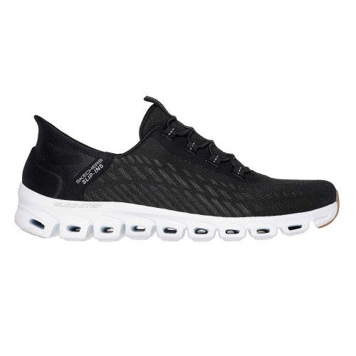 Front - Skechers Mens Glide Ribbed Trainers