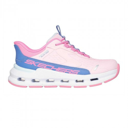 Front - Skechers Girls Glide Step Vista Lane Trainers