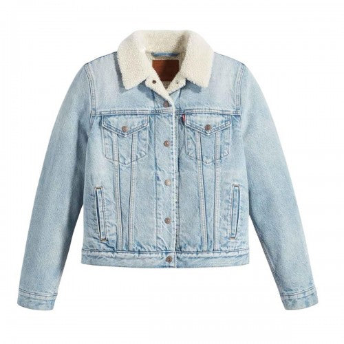 Front - Levis Womens/Ladies Original Sherpa Trucker Jacket