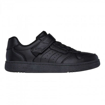 Front - Skechers Childrens/Kids Q Street Leather Trainers