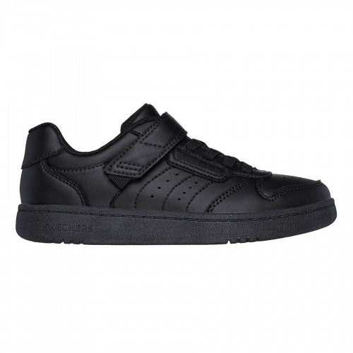 Front - Skechers Childrens/Kids Q Street Leather Trainers