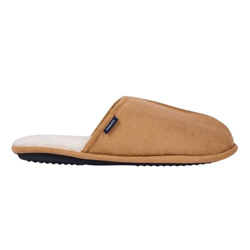 Front - Farah Mens Ahlers Mule Slippers
