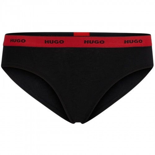 Front - Hugo Womens/Ladies Mid Rise Briefs