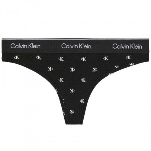 Front - Calvin Klein Womens/Ladies Repeat Logo Thong