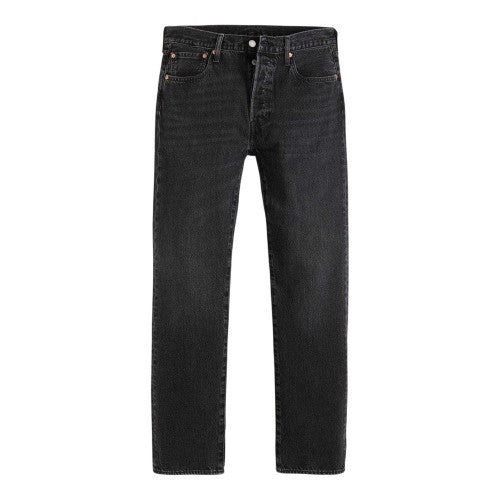 Front - Levis Mens 501 Original Cotton Straight Leg Jeans