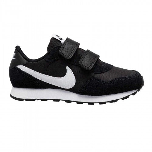 Front - Nike Girls MD Valiant Suede Panel Trainers