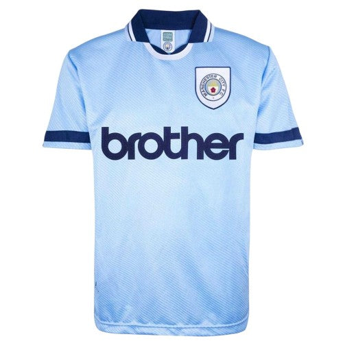Front - Score Draw Mens 1994 Manchester City FC Football Shirt