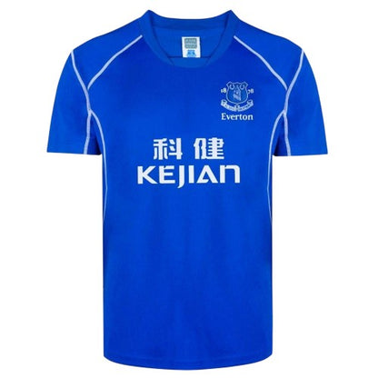 Front - Score Draw Unisex Adult 2002 Everton FC Football Shirt