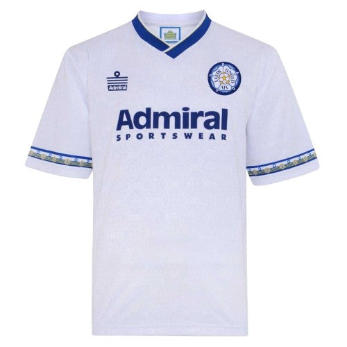 Front - Score Draw Mens 1993 Leeds United FC Home Shirt