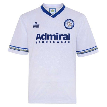 Front - Score Draw Mens 1993 Leeds United FC Home Shirt