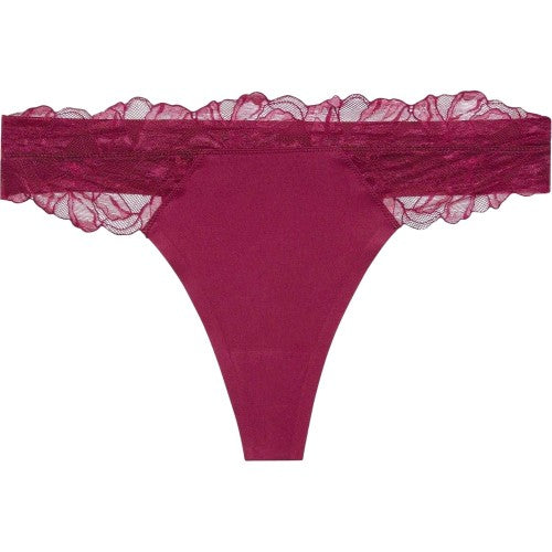 Front - Calvin Klein Womens/Ladies Lace Thong