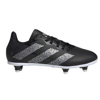 Front - Adidas Childrens/Kids SG Synthetic Cleated Soft Ground Rugby Boots