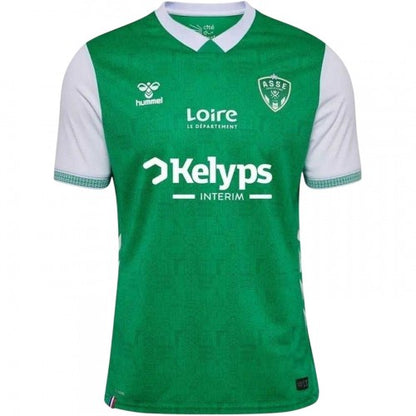 Front - Hummel Mens 2025/2026 AS Saint-Étienne Home Shirt