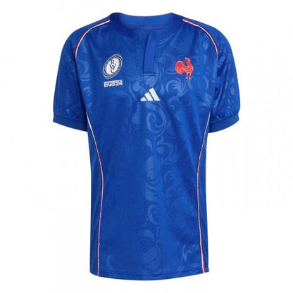 Front - Adidas Unisex Adult 2025 France FFR Home Shirt