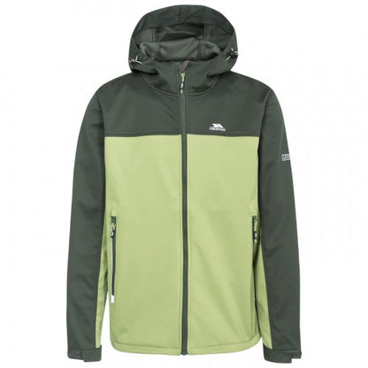 Front - Trespass Mens Palin Colour Block Soft Shell Jacket