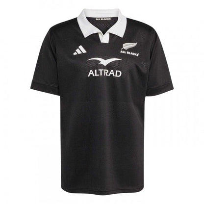 Front - Adidas Unisex Adult 2025 New Zealand All Blacks Rugby Shirt