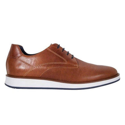 Front - Dune London Mens Leather Derby Shoes
