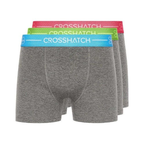 Front - Crosshatch Mens Astral Boxer Shorts (Pack of 3)